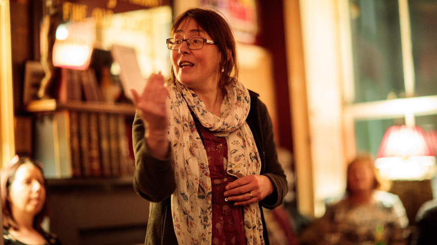TRACS (Traditional Arts and Culture Scotland) Board Chair Recruitment, Storyteller and Board Member Heather Yule